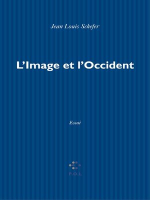 cover image of L'Image et l'Occident. Sur la notion d'image en Europe latine